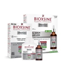 Bioxsine: Bioxsine juuste väljalangemise vastane seerum 3x50ml + Bioxsine šampoon normaalsetele/kuivadele juustele 300ml hind ja info | Šampoonid | kaup24.ee