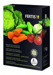 Fertis комплексное удобрение для полевых овощей без хлора и нитратов, 1 кг цена и информация | Сухие удобрения | kaup24.ee