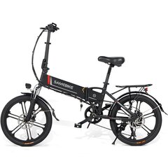 Электровелосипед SAMEBIKE 20LVXD30-II, 20", черный, 350Вт, 10Ач цена и информация | Электровелосипеды | kaup24.ee