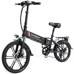 Elektrijalgratas Samebike 20LVXD30-II, 20", must hind ja info | Elektrirattad | kaup24.ee