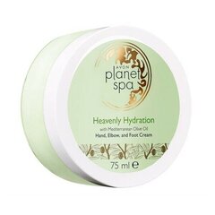 Toitev kreem kätele, jalgadele ja küünarnukkidele oliiviõliga Avon Planet Spa, 75ml цена и информация | Кремы, лосьоны для тела | kaup24.ee