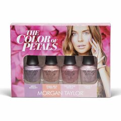 Küünelakkide komplekt Morgan Taylor The Colors Of Petals, 4 tk цена и информация | Лаки для ногтей, укрепители для ногтей | kaup24.ee