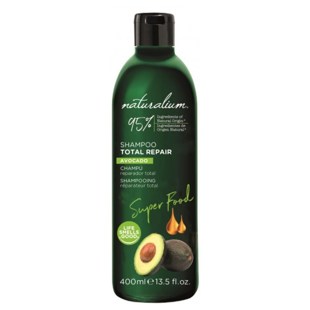 Taastav šampoon Naturalium Super Food avokaadodega, 400 ml hind ja info | Šampoonid | kaup24.ee