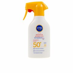 Защитный спрей от солнца для тела Nivea Sun Sensitive & Protection Spf 50+ (270 ml) цена и информация | Кремы от загара | kaup24.ee