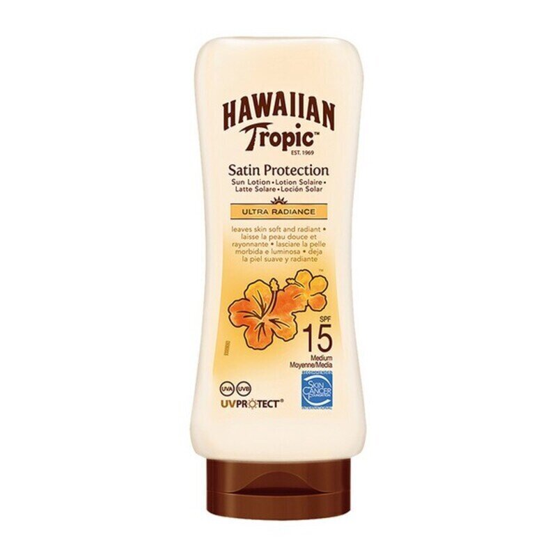 Päikesekreem Satin Protection Ultra Radiance Hawaiian Tropic, 180 ml цена и информация | Päikesekreemid | kaup24.ee