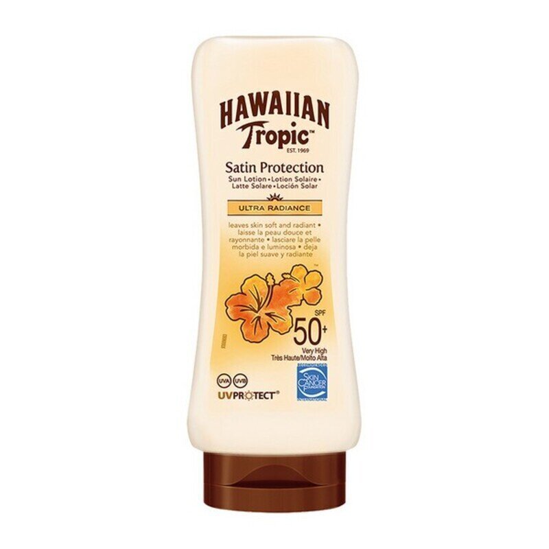 Päikesekreem Satin Protection Ultra Radiance Hawaiian Tropic, 180 ml цена и информация | Päikesekreemid | kaup24.ee