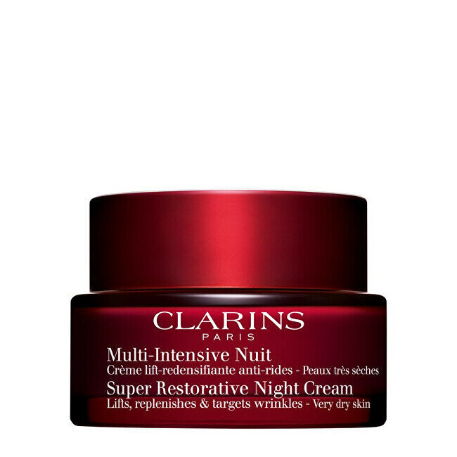 Öökreem küpsele ja väga kuivale nahale Clarins Paris Super Restorative Night Cream, 50 ml цена и информация | Näokreemid | kaup24.ee