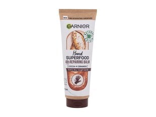 Taastav kätekreem kakaoga Garnier Hand Superfood, 75 ml цена и информация | Кремы, лосьоны для тела | kaup24.ee