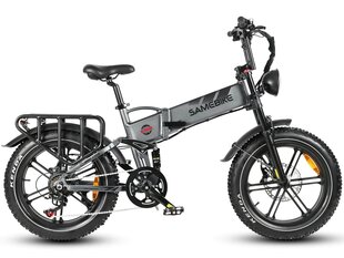 Электровелосипед SAMEBIKE RS-A02, серый, 1000Вт, 17Ач цена и информация | Электровелосипеды | kaup24.ee