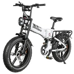 Электровелосипед SAMEBIKE RS-A02, белый, 1000Вт, 17Ач цена и информация | Электровелосипеды | kaup24.ee