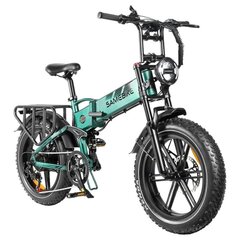 Электровелосипед SAMEBIKE RS-A02, зеленый, 1000Вт, 17Ач цена и информация | Электровелосипеды | kaup24.ee