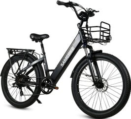Электровелосипед Samebike RS-A01, 26", черный, 750Вт, 14Ач цена и информация | Электровелосипеды | kaup24.ee