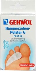 GEHWOL P-Gel aizsargpolsteris G lielā pirksta deformācijai 1gab. (1026900) цена и информация | Аптечки | kaup24.ee