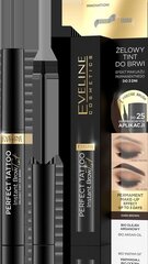 Kulmugeel Eveline Perfect Tattoo Instant Brow Tint Dark Brown, 6ml цена и информация | Карандаши, краска для бровей | kaup24.ee