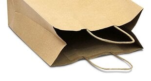 Sangadega paberkott, 180x80x225mm, 3L, pruun hind ja info | Vihikud, märkmikud ja paberikaubad | kaup24.ee