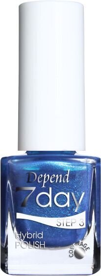 Küünelakk Depend 7 Day Hybrid Polish 5ml, Play цена и информация | Küünelakid, küünetugevdajad | kaup24.ee