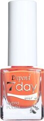 Küünelakk Depend 7 Day Hybrid Polish 5ml, Catchy Coral цена и информация | Лаки для ногтей, укрепители для ногтей | kaup24.ee