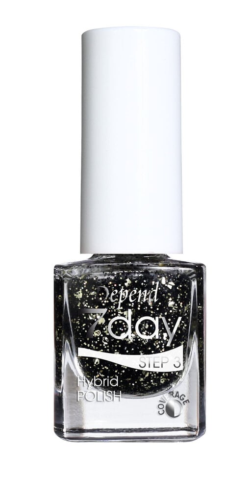 Küünelakk Depend 7 Day Hybrid Polish 5ml, Oh Holly Night цена и информация | Küünelakid, küünetugevdajad | kaup24.ee