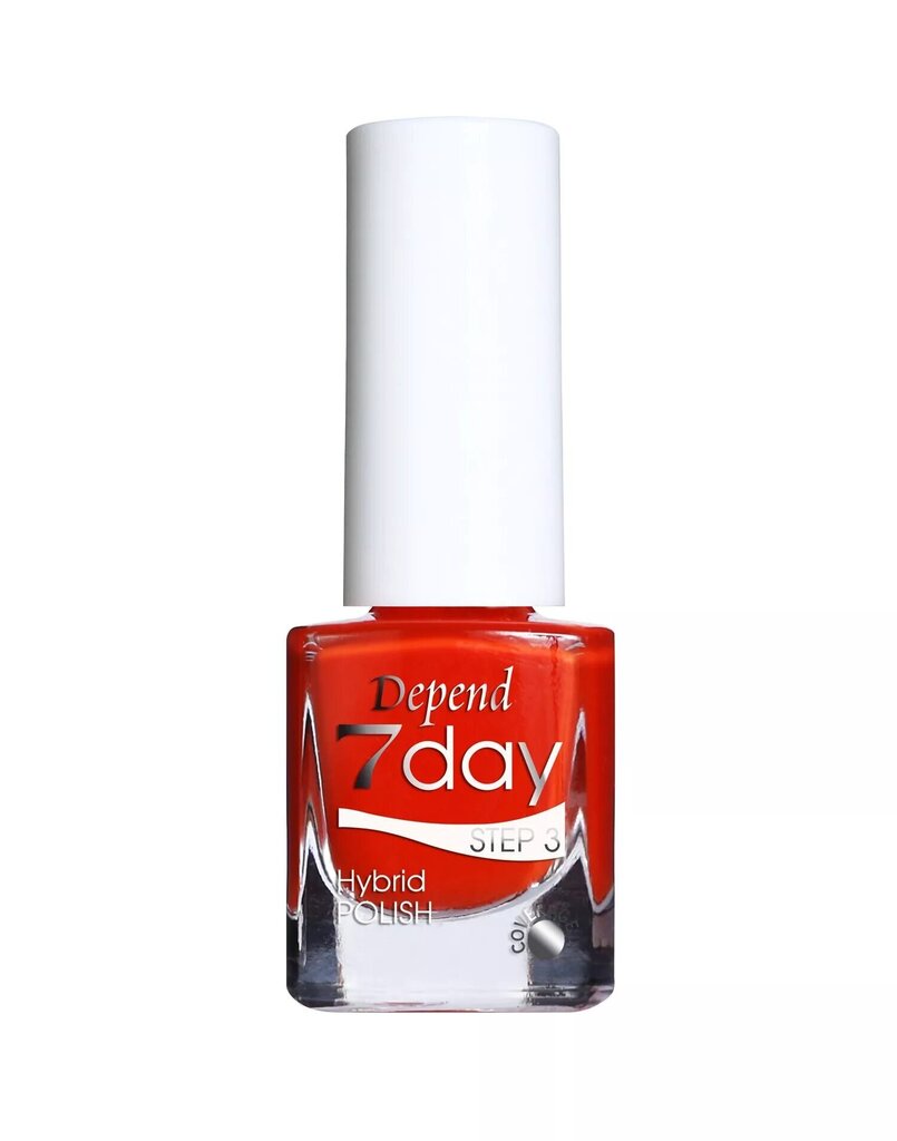 Küünelakk Depend 7 Day Hybrid Polish 5ml, You Got Burned цена и информация | Küünelakid, küünetugevdajad | kaup24.ee