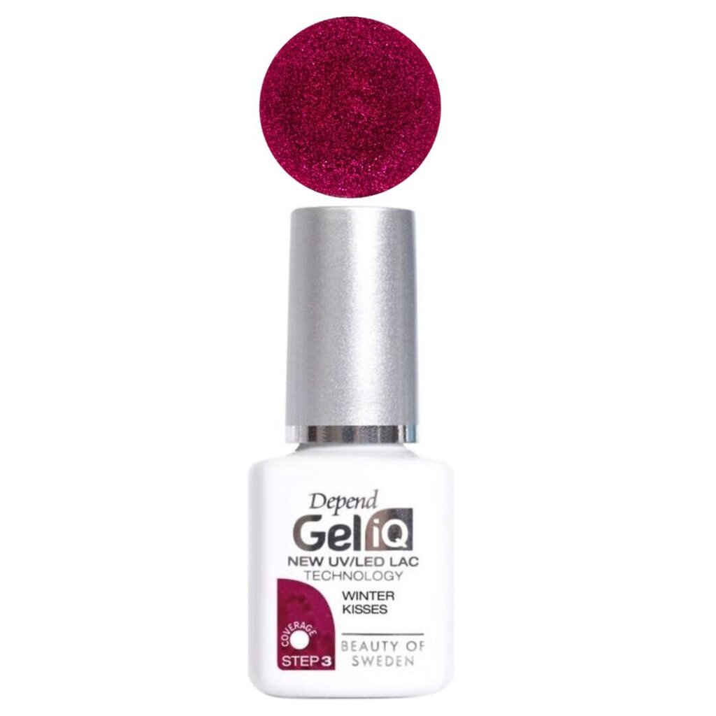 Geellakk Depend GelLack Gel iQ 5ml, Winter Kisses hind ja info | Küünelakid, küünetugevdajad | kaup24.ee