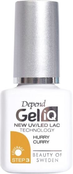 Geellakk Depend GelLack Gel iQ 5ml, Hurry Curry цена и информация | Küünelakid, küünetugevdajad | kaup24.ee