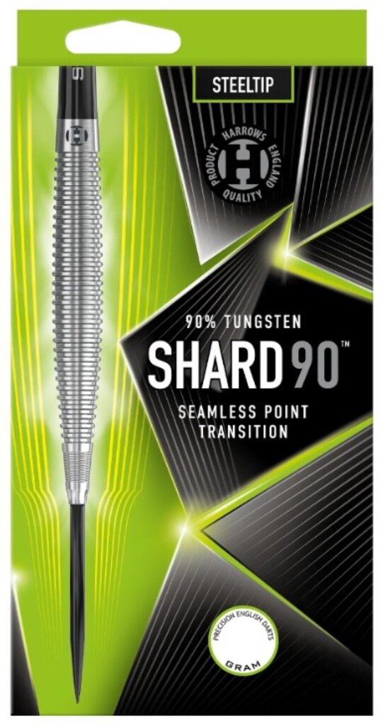 Noolemängu komplekt Harrows Darts Steeltip Shard W90, 3x23g цена и информация | Noolemängud | kaup24.ee