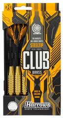 Noolemängu komplekt Harrows Darts Steeltip Club Brass 3x23g hind ja info | Noolemängud | kaup24.ee