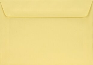 Koperty ozdobne C6 Burano Giallo j. zolte - 25szt.  C6 HK Burano Giallo jasna zolta 90g цена и информация | Конверты, открытки | kaup24.ee