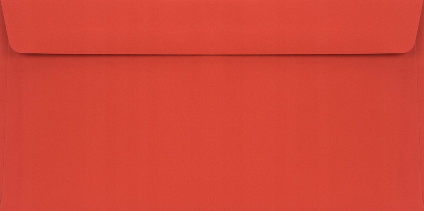 Ümbrikud Burano Rosso Scarlatto DL, 25tk, punane цена и информация | Ümbrikud, postkaardid | kaup24.ee
