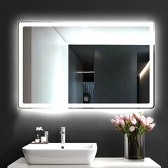 Зеркало с подсветкой Bolen, серебристое цена и информация | Зеркала | kaup24.ee