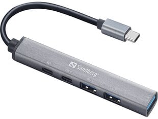 Sandberg 336-50 USB-C to 3xUSB-A+2xUSB-C Saver 5705730336508 цена и информация | Мыши | kaup24.ee