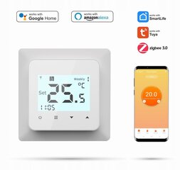 Zigbee-toatermostaat TUYA 3A ECO цена и информация | Нагревательные коврики для пола и зеркал | kaup24.ee