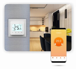 Smart Zigbee põrandakomplekt 2 sektsiooni Tuya цена и информация | Нагревательные коврики для пола и зеркал | kaup24.ee