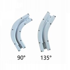 135-kraadise nurgaühendus elektrilise kardinapuude jaoks цена и информация | Карнизы | kaup24.ee