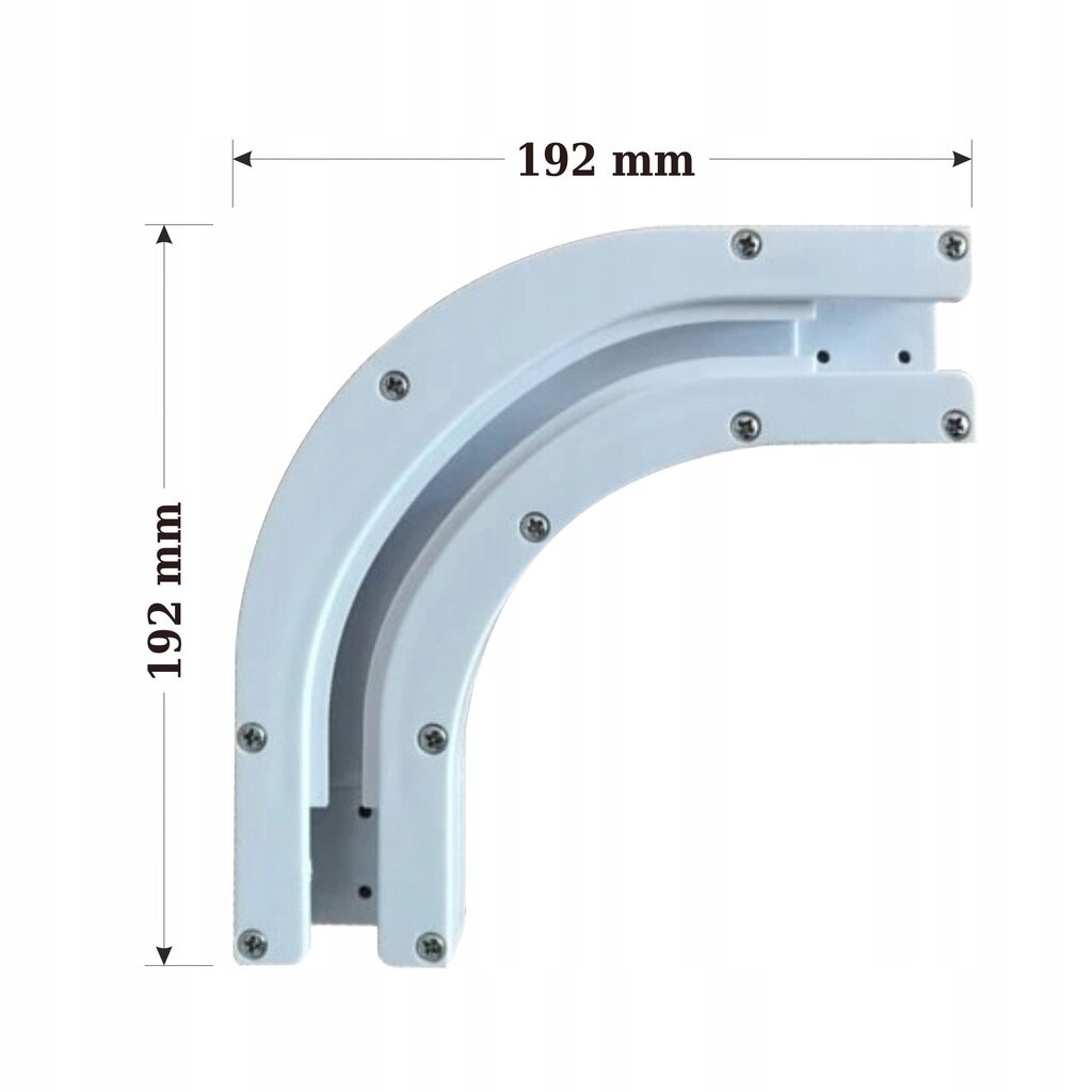 135-kraadise nurgaühendus elektrilise kardinapuude jaoks цена и информация | Kardinapuud | kaup24.ee