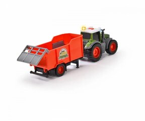 Транспортное средство: трактор FARM Fendt с прицепом 26 см цена и информация | Игрушки для мальчиков | kaup24.ee