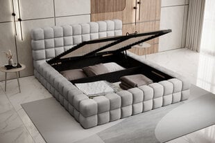 Кровать Dizzle, 140х200 см, серого цвета цена и информация | Кровати | kaup24.ee