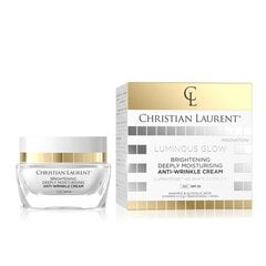 Christian Laurent Luminous Glow sügavniisutav päevane kortsudevastane kreem, 50 ml цена и информация | Кремы для лица | kaup24.ee