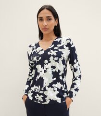 Женская блузка Tom Tailor 1040538*34790 4067672046848, тёмно-синяя /белая цена и информация | Женские блузки, рубашки | kaup24.ee