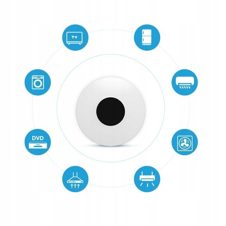 Universaalne WiFi IR kaugjuhtimispult Tuya SmartLife, valge hind ja info | Patareid | kaup24.ee