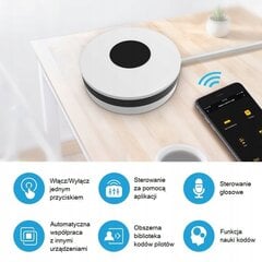 Universaalne WiFi IR kaugjuhtimispult Tuya SmartLife, valge цена и информация | Батарейки | kaup24.ee