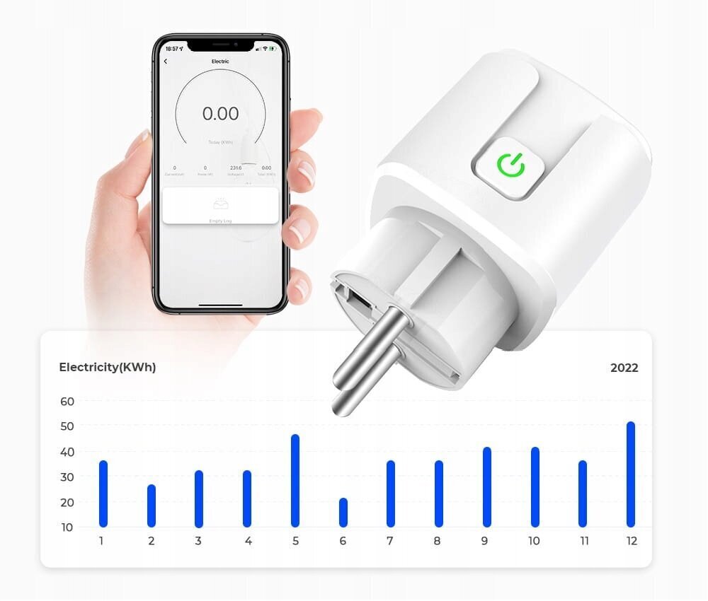 Nutikas elektrilüliti Tuya hind ja info | Lülitid ja pistikupesad | kaup24.ee