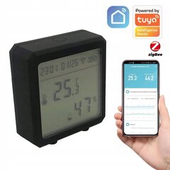 Temperatuuri ja niiskuse andur Tuya Zigbee hind ja info | Andurid, sensorid | kaup24.ee