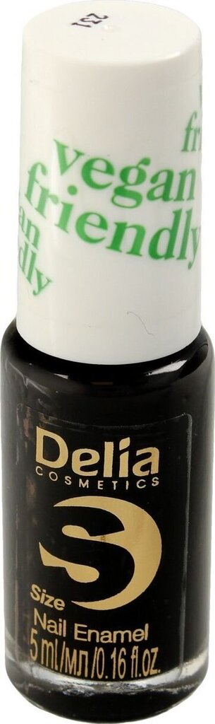 Küünelakk Delia Cosmetics Vegan Friendly nr 231 Black Orchid, 5ml hind ja info | Küünelakid, küünetugevdajad | kaup24.ee