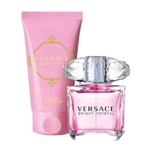 Naiste kosmeetikakomplekt Versace Bright Crystal EDT: Tualettvesi EDT 30 ml + Ihupiim 50 ml цена и информация | Naiste parfüümid | kaup24.ee