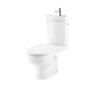 Kompaktne WC-pott GoodHome Cavally servata 3/6L valamu ja pehme sulguva istmega + kraan hind ja info | WС-potid | kaup24.ee