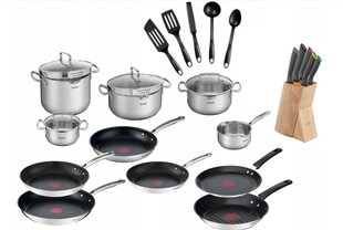 Tefal pottide ja pannide komplekt Nordica Duetto+ G732SA55, 26 osa цена и информация | Кастрюли, скороварки | kaup24.ee