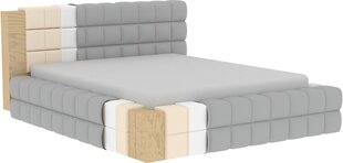 Кровать Dizzle, 180х200 см, серого цвета цена и информация | Кровати | kaup24.ee