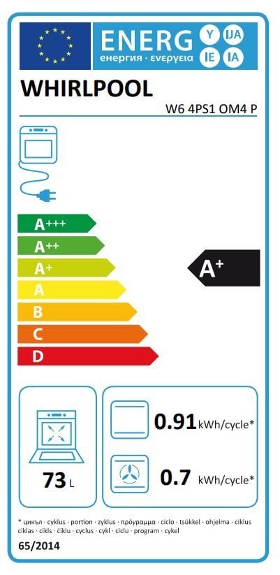 Whirlpool W7OM44S1P hind ja info | Ahjud | kaup24.ee