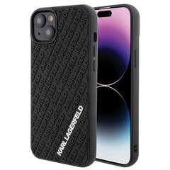 Karl Lagerfeld KLHCP15M3DMKRLK iPhone 15 Plus 6.7" czarny|black hardcase 3D Rubber Multi Logo цена и информация | Чехлы для телефонов | kaup24.ee